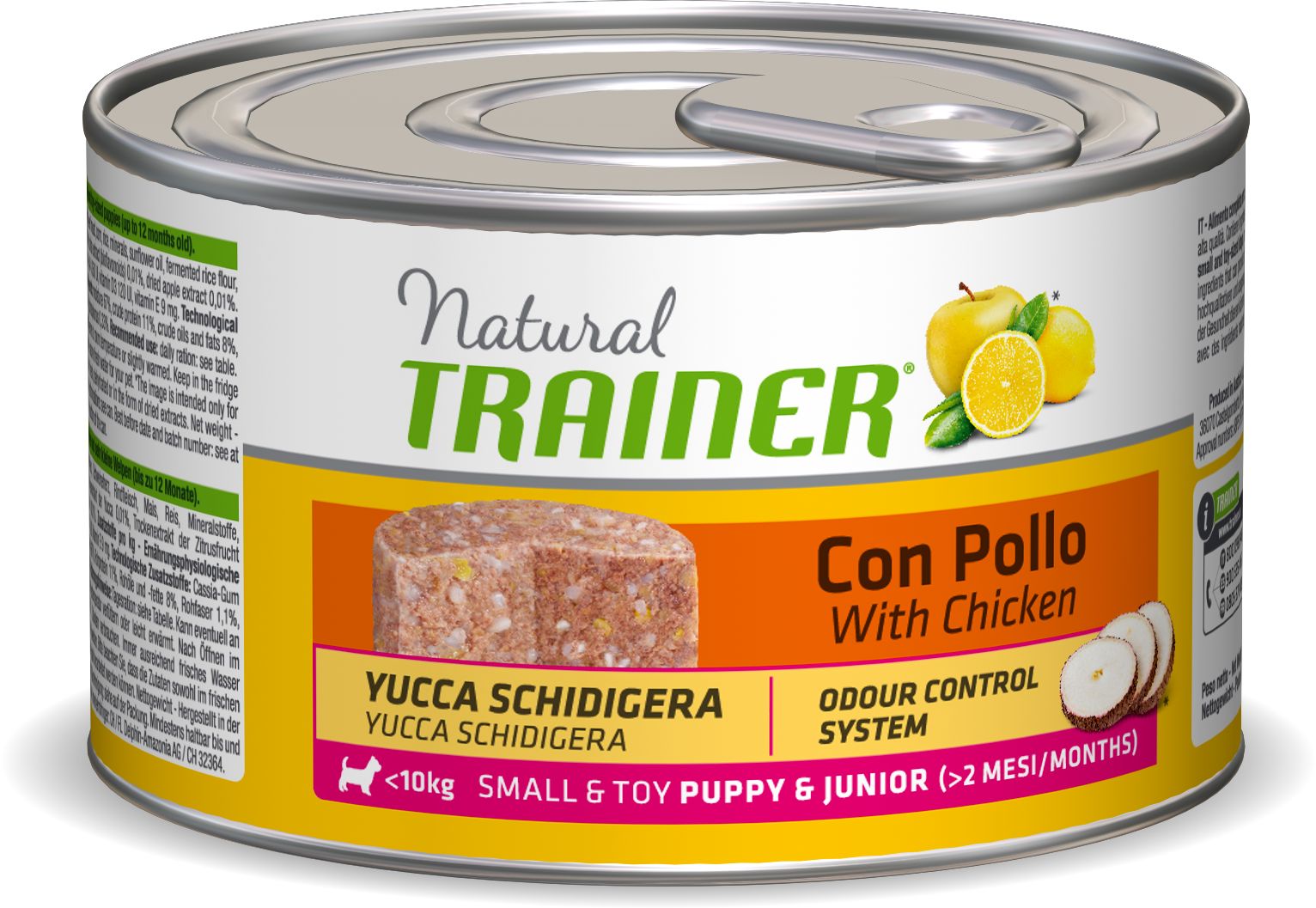

Влажный корм для щенков TRAINER Natural Small&Toy Puppy&Junior, курица, 24шт, 150г, Natural Small&Toy Puppy&Junior