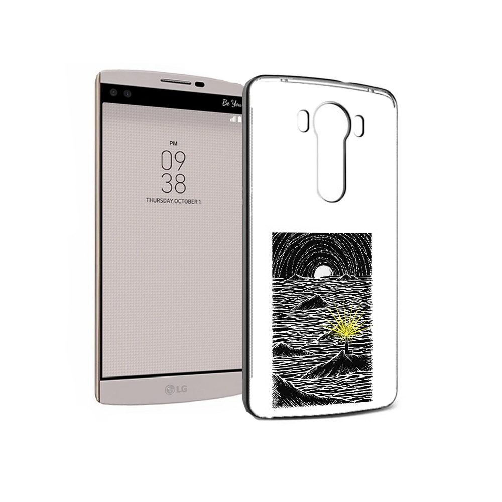 

Чехол MyPads Tocco для LG V10 маяк в черно белом море (PT25325.78.460), Прозрачный, Tocco