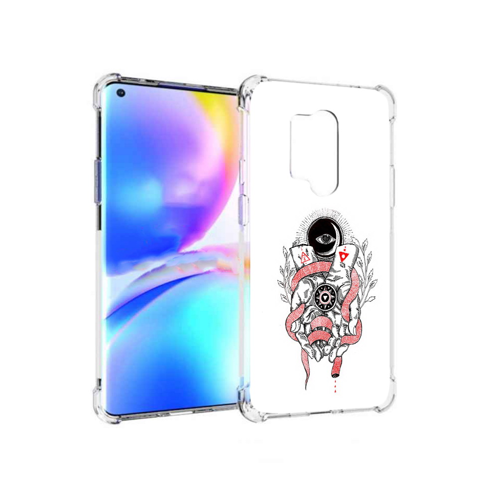 

Чехол MyPads Tocco для OnePlus 8 Pro абстрация связанные руки (PT148281.139.213), Прозрачный, Tocco