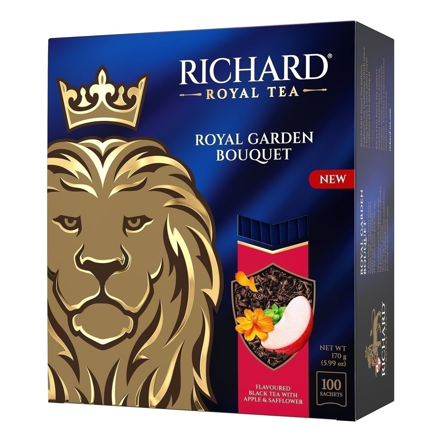 

Чай черный Richard Сафлора с яблоком в пакетиках 1,7 г х 100 шт