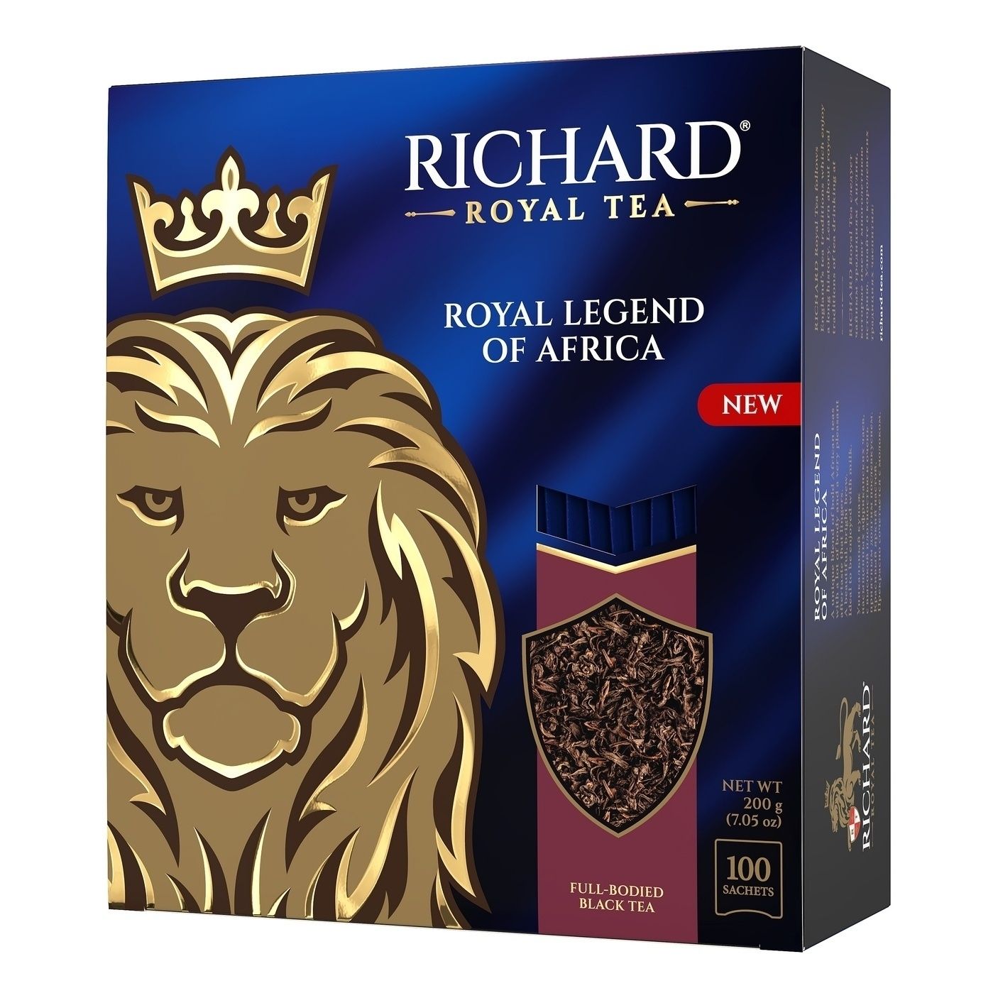 

Чай черный Richard Legend of Africa в пакетиках 2 г х 100 шт