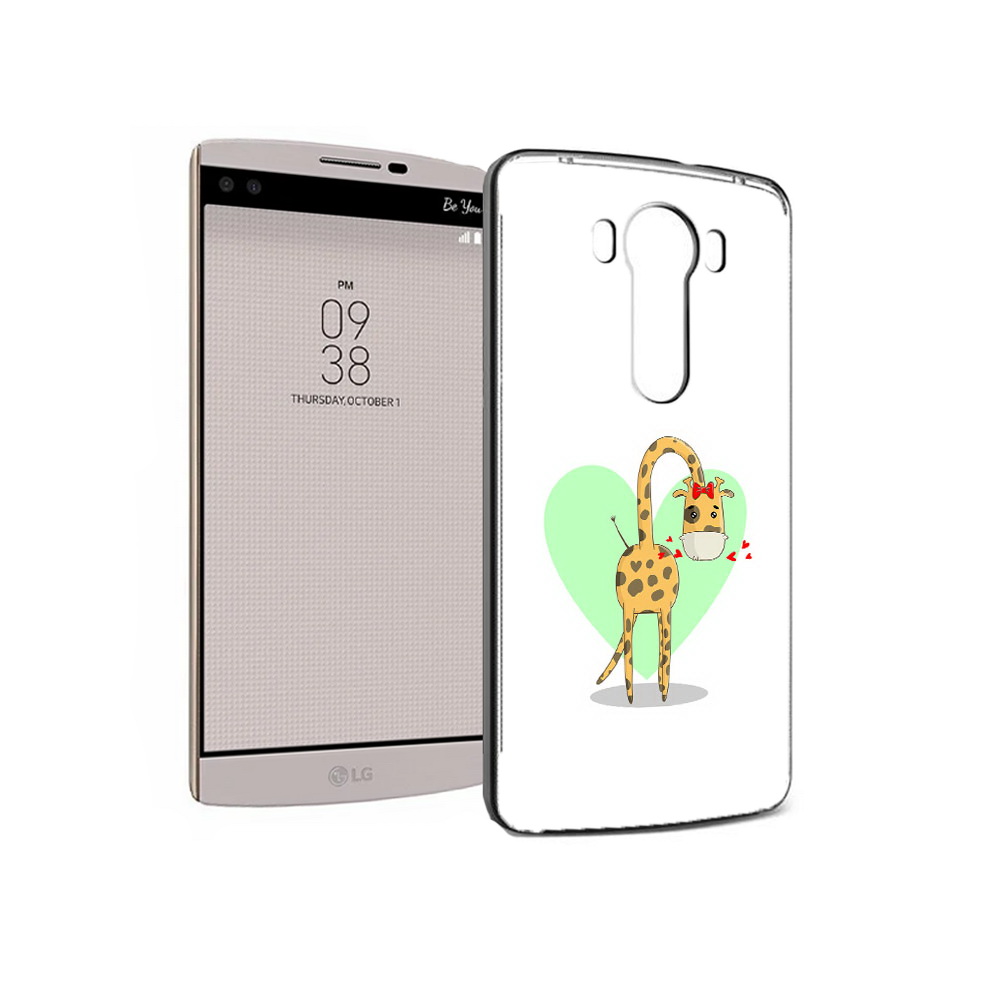 

Чехол MyPads Tocco для LG V10 Влюбленный жираф 14 февраля (PT25325.78.47), Прозрачный, Tocco