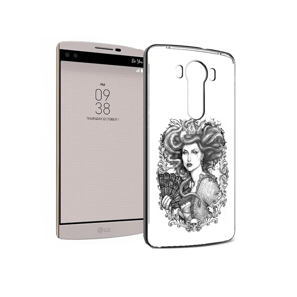 

Чехол MyPads Tocco для LG V10 медуза черно белый (PT25325.78.472), Прозрачный, Tocco