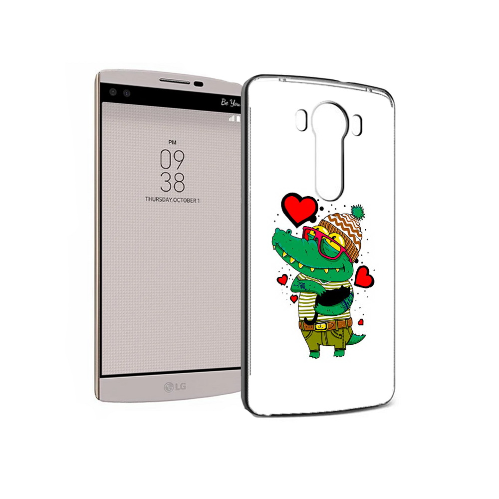 

Чехол MyPads Tocco для LG V10 Влюбленный крокодил (PT25325.78.48), Прозрачный, Tocco