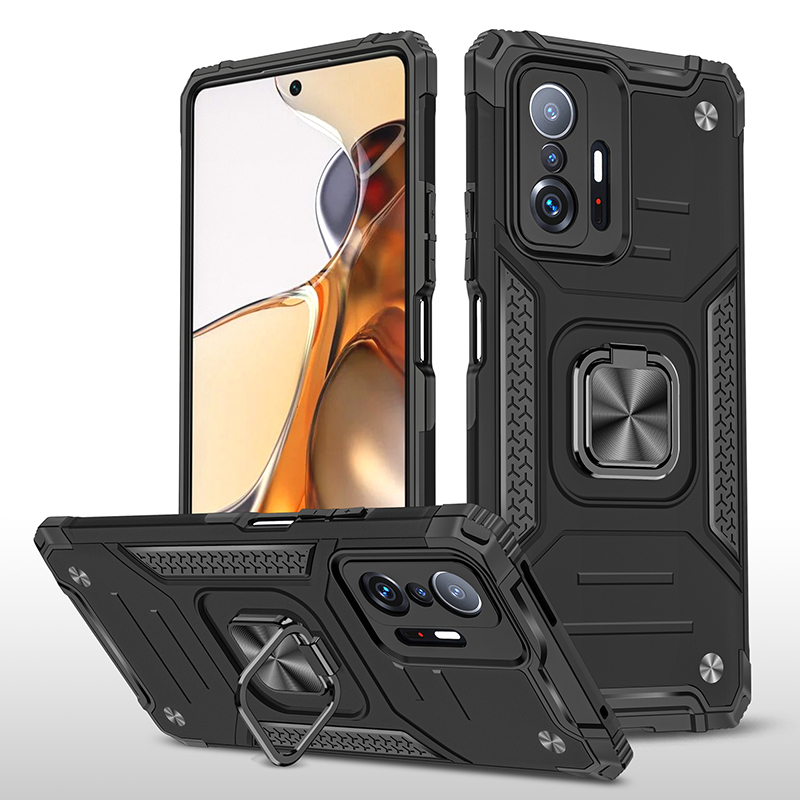 фото Противоударный чехол legion case для xiaomi mi 11t (pro) (черный) black panther