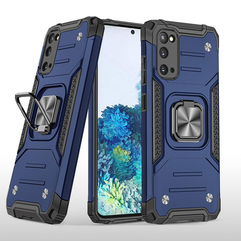 фото Противоударный чехол legion case для samsung galaxy s20 (синий) black panther