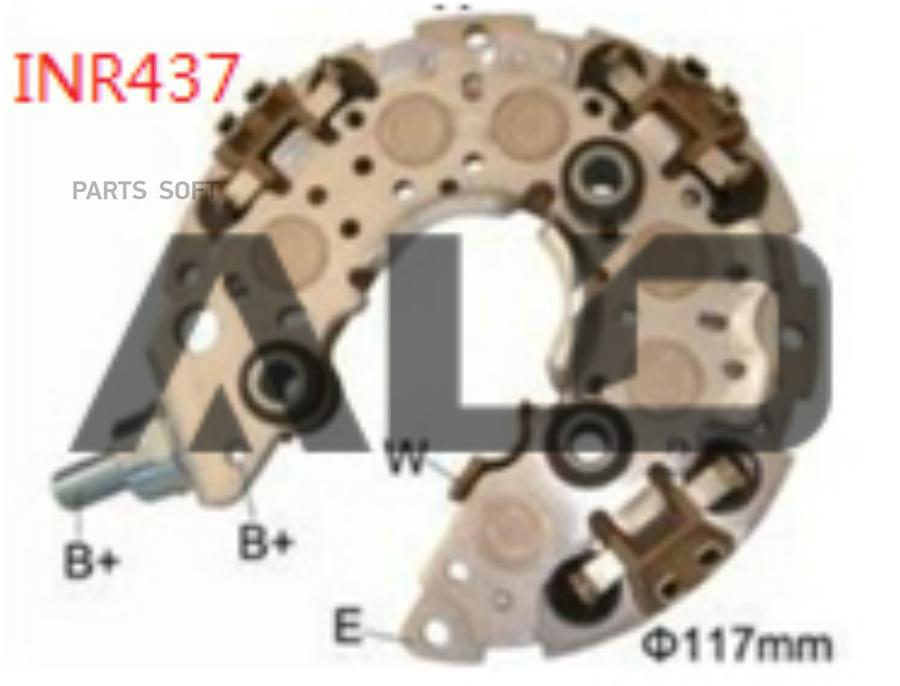 ALD INR437 Диодный мост генератора Ford, Land Rover, Lexus, Toyota 03>