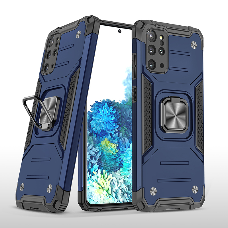 фото Противоударный чехол legion case для samsung galaxy s20+ (синий) black panther