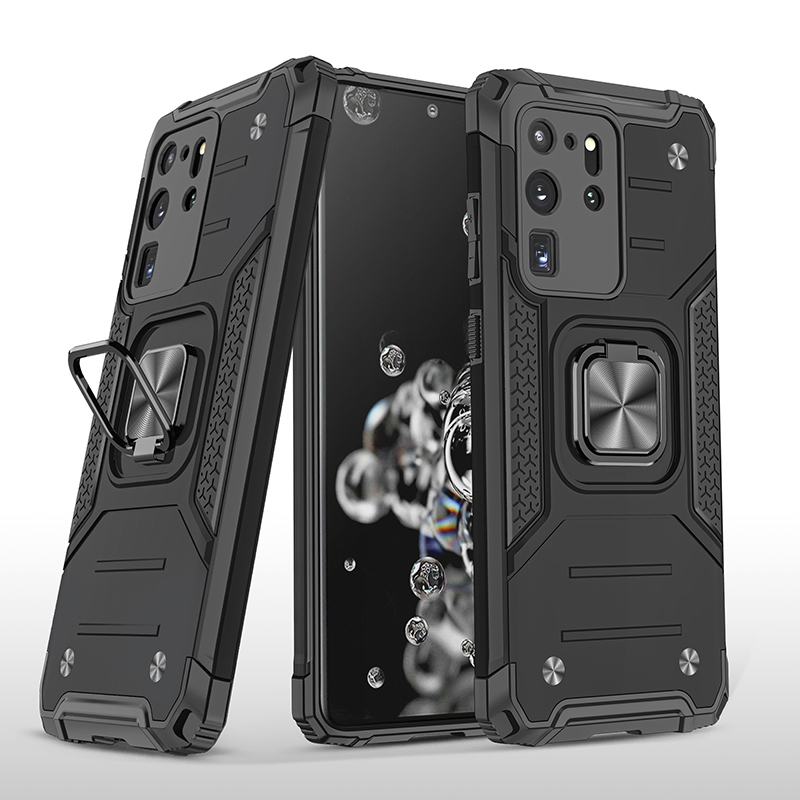 фото Противоударный чехол legion case для samsung galaxy s20 ultra (черный) black panther