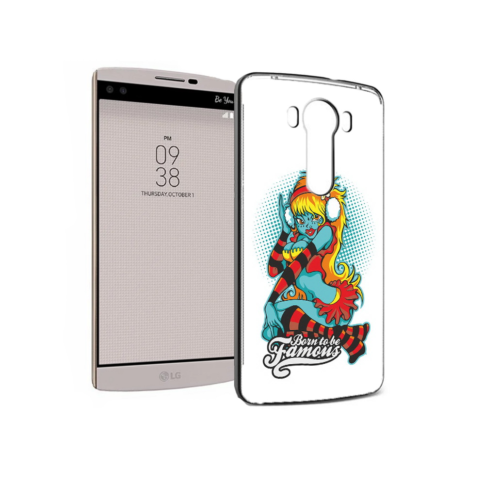 

Чехол MyPads Tocco для LG V10 нарисованная девушка в наушниках (PT25325.78.498), Прозрачный, Tocco
