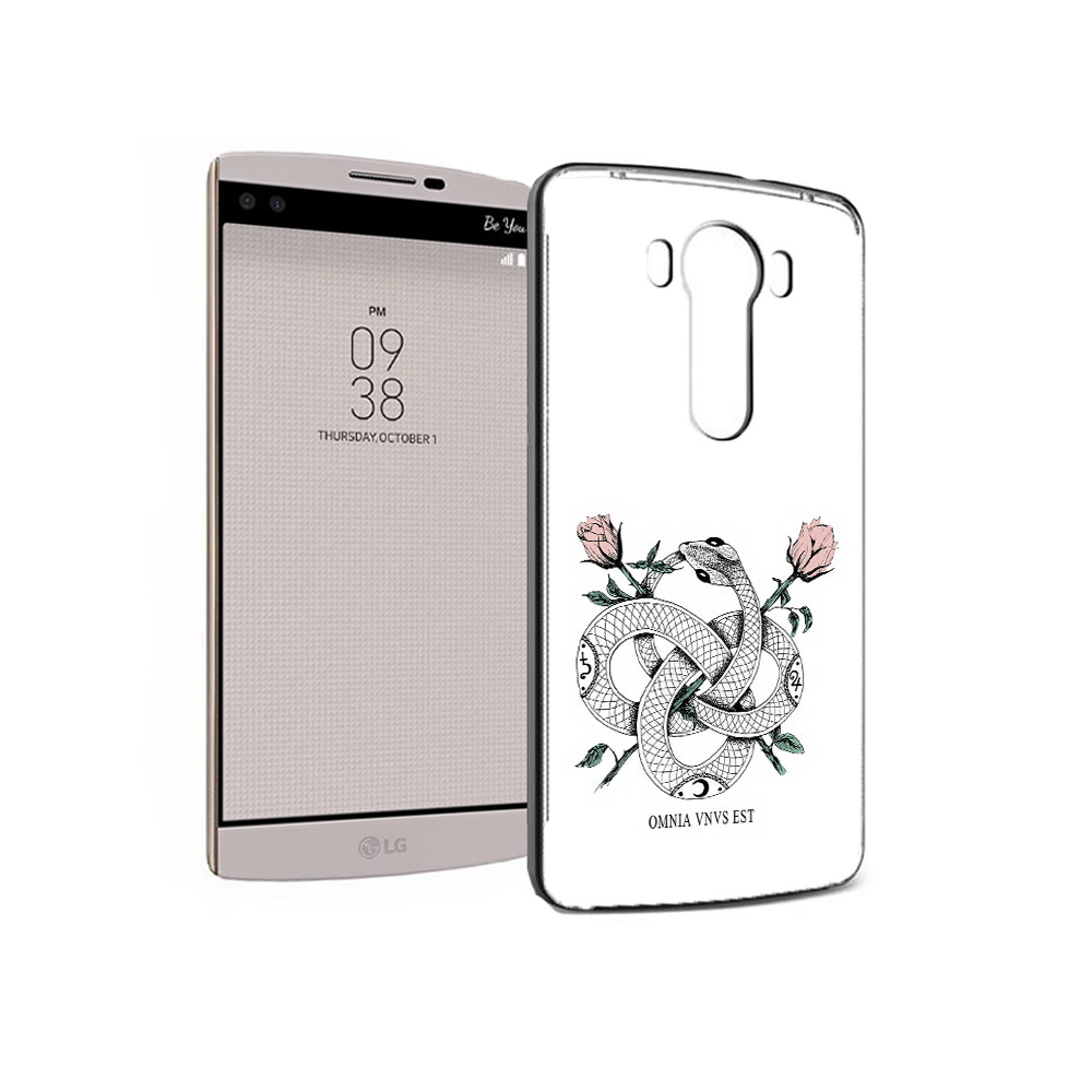 

Чехол MyPads Tocco для LG V10 нарисованная змея абстракция (PT25325.78.502), Прозрачный, Tocco
