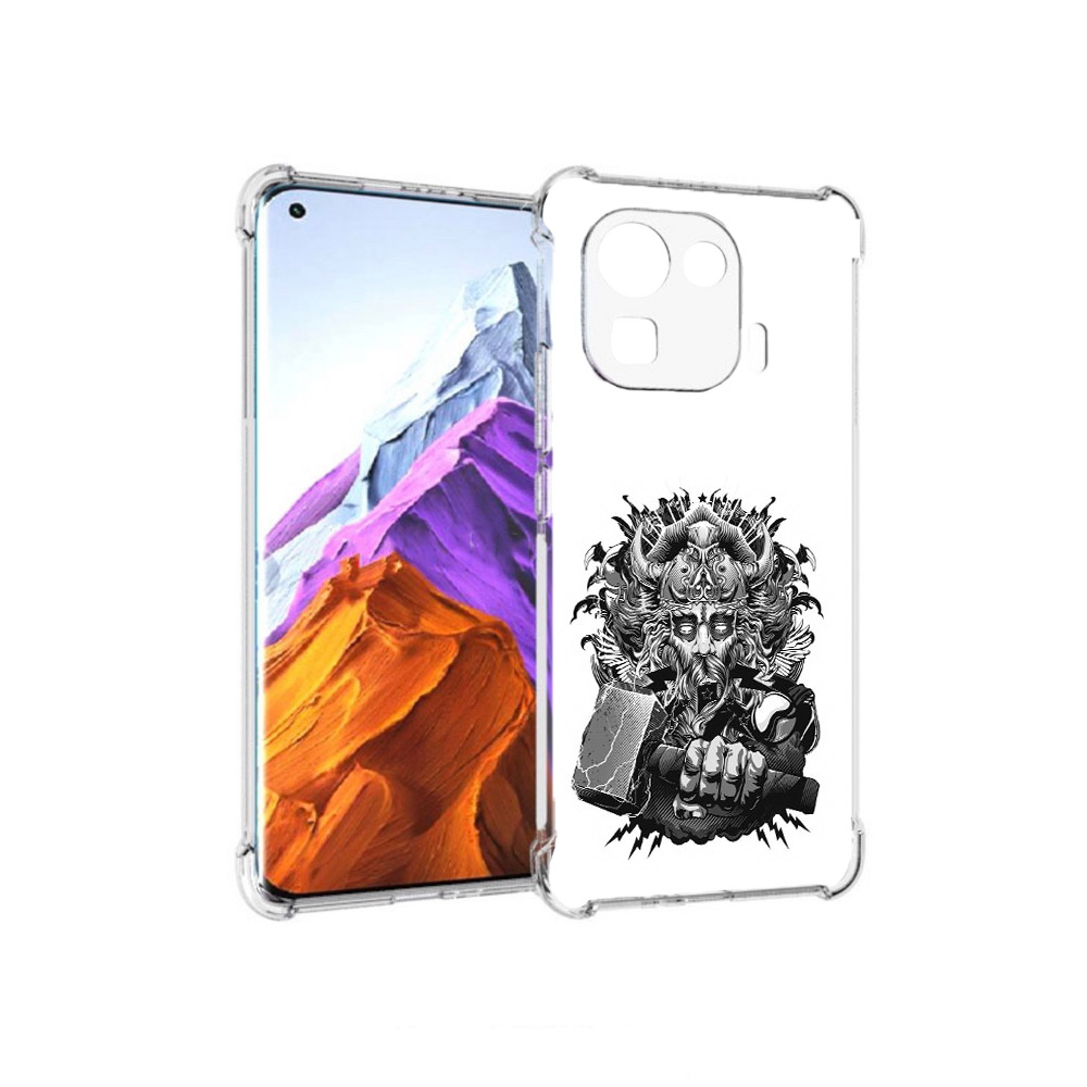 

Чехол MyPads Tocco для Xiaomi 11 Pro злой тор (PT144585.286.363), Прозрачный, Tocco