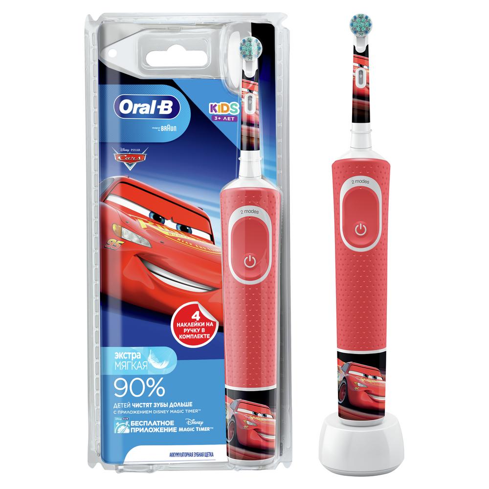 фото Электрическая зубная щетка oral-b vitality kids cars d100.413.2k (eb10s)