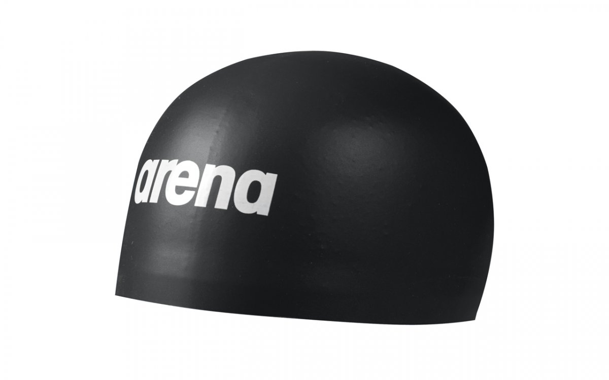 фото Шапочка для плавания arena 3d soft(xl / черный/xl)