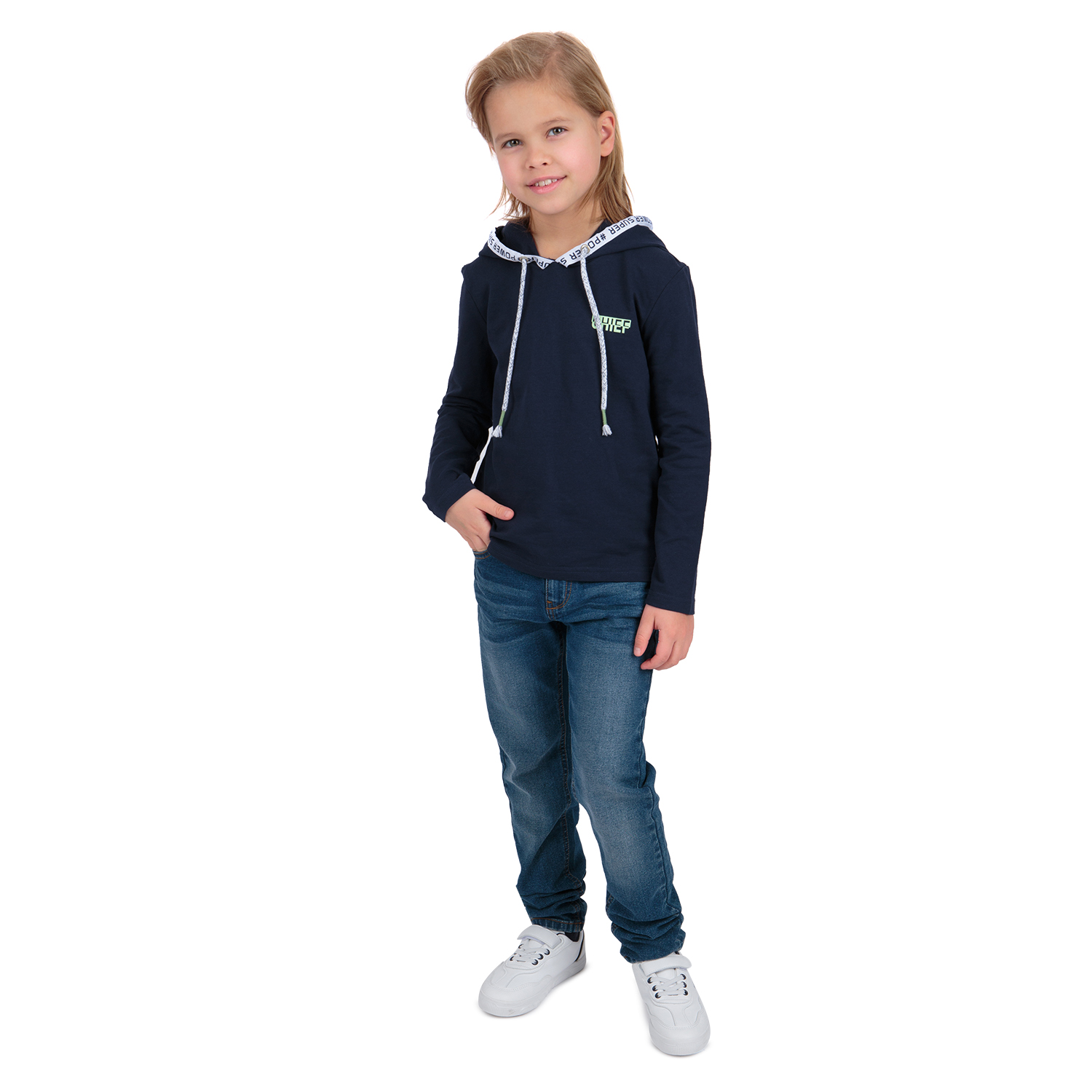 

Толстовка Leader Kids синий р.128, GL001067885
