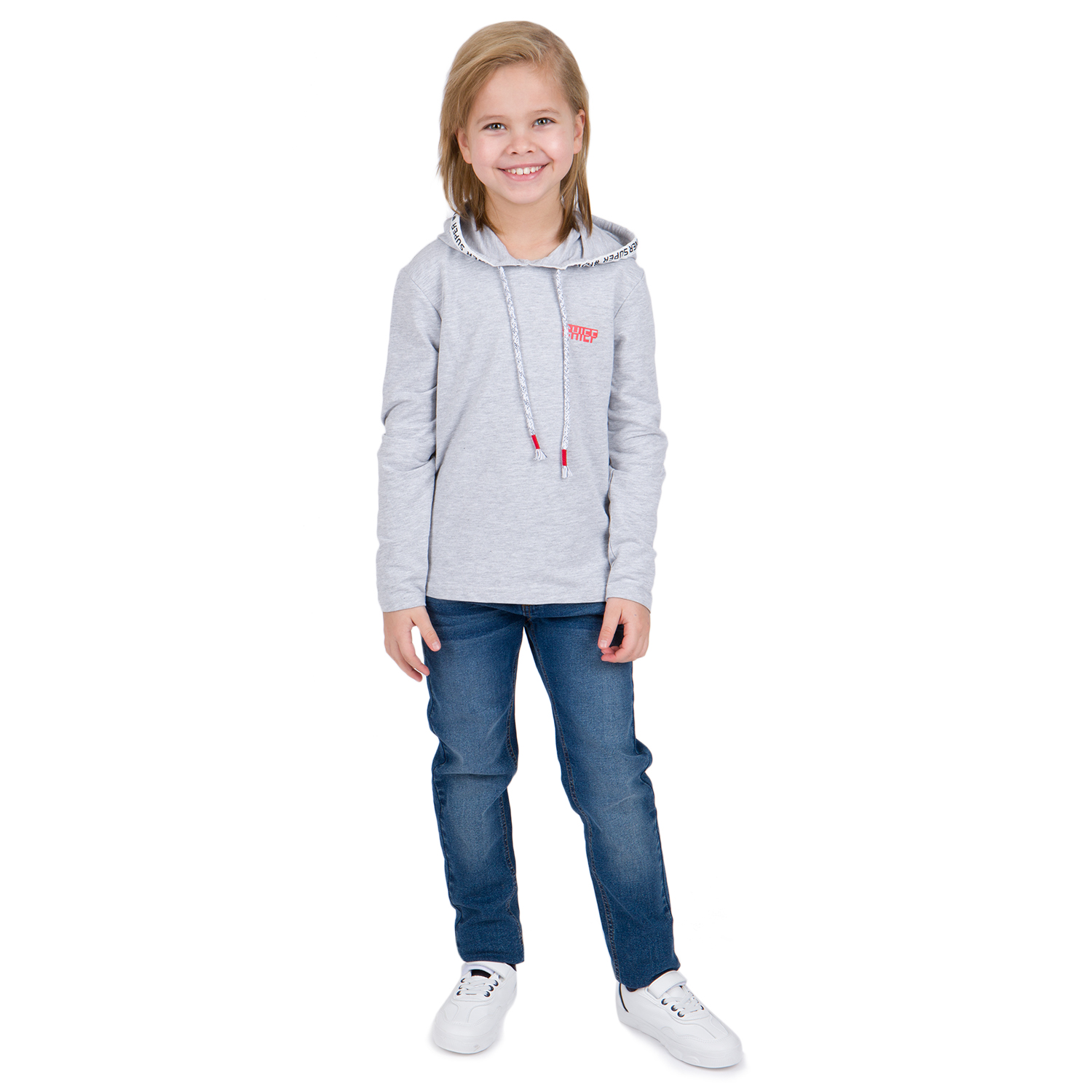 

Толстовка Leader Kids серый р.122, GL001067895
