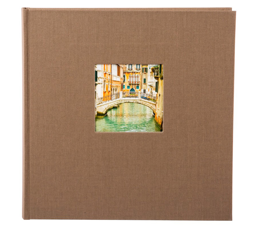 

Фотоальбом Goldbuch 30х31 см, 60 страниц, Bella Vista, черные листы, коричневый