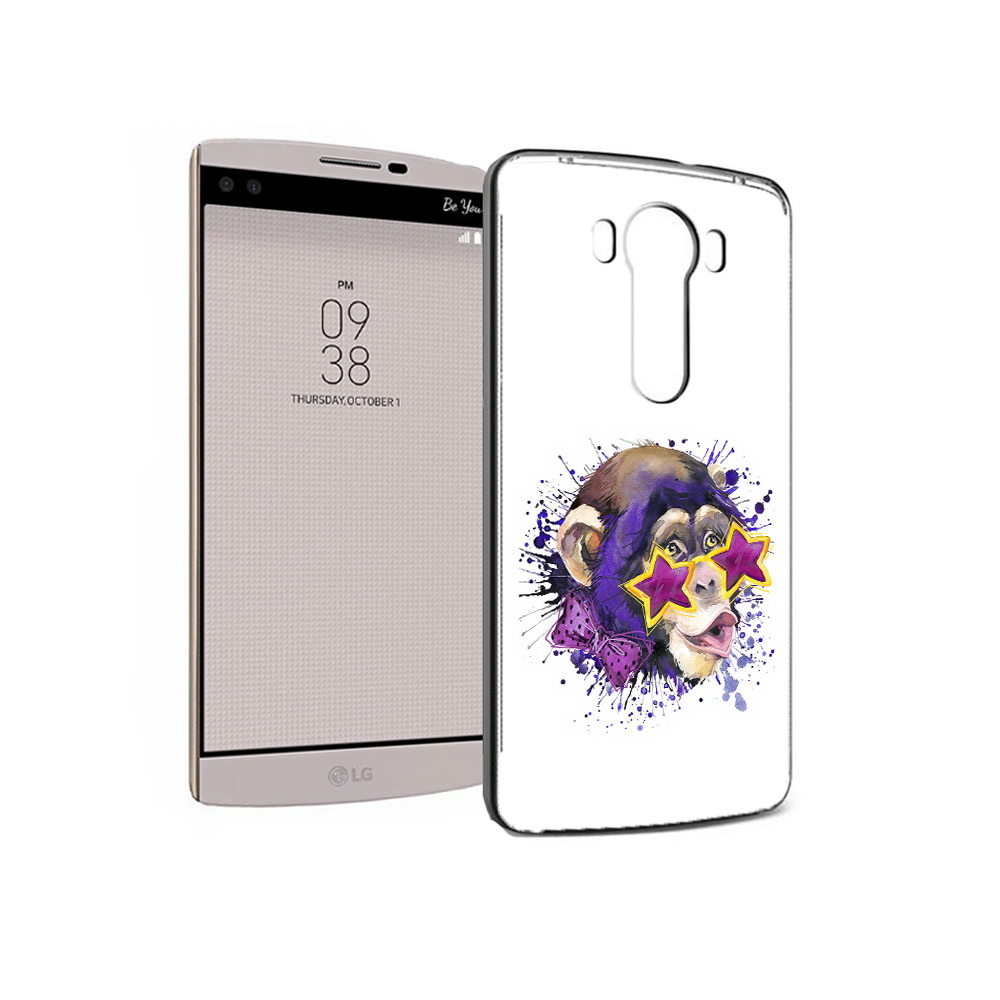 

Чехол MyPads Tocco для LG V10 обезьяна в очках (PT25325.78.524), Прозрачный, Tocco