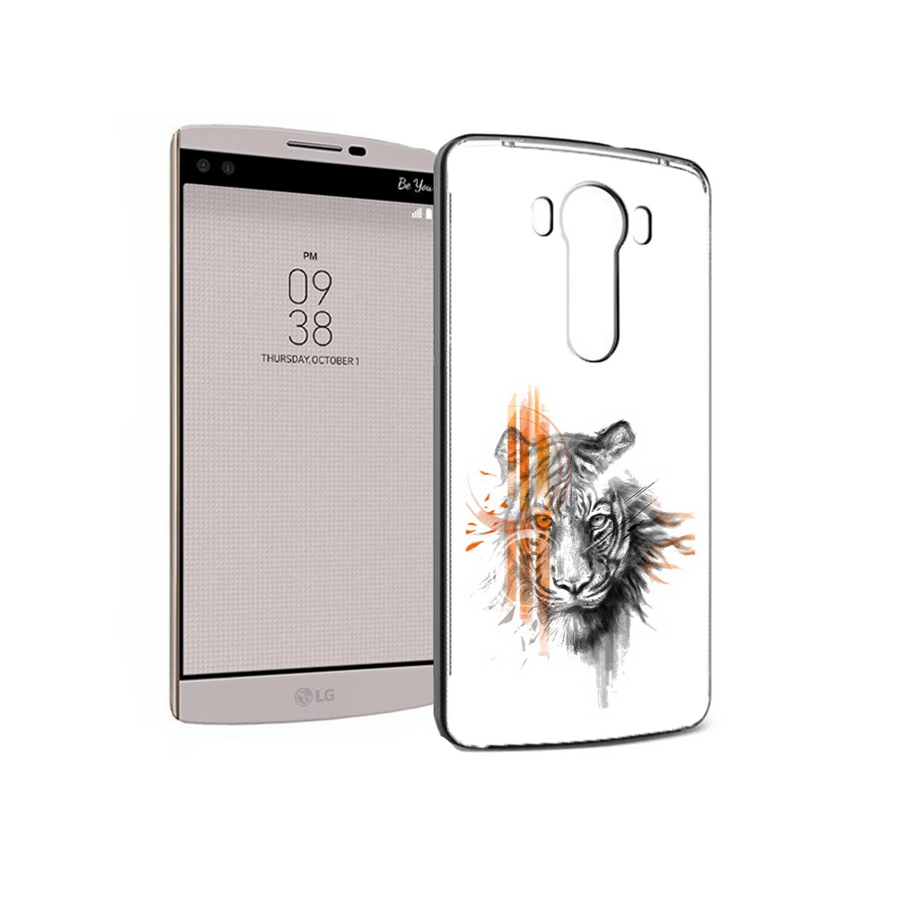 

Чехол MyPads Tocco для LG V10 огненный тигр (PT25325.78.526), Прозрачный, Tocco