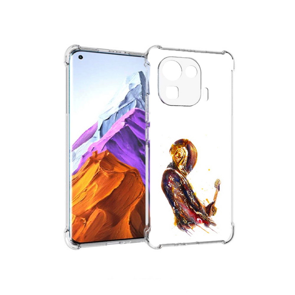 

Чехол MyPads Tocco для Xiaomi 11 Pro космо-музыкант (PT144585.286.393), Прозрачный, Tocco