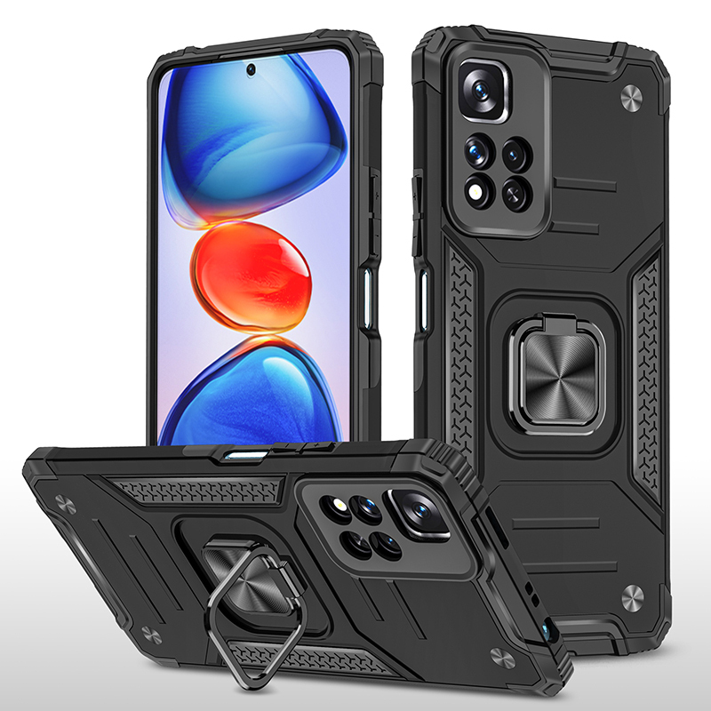 фото Противоударный чехол legion case для xiaomi redmi note 11 pro (черный) black panther