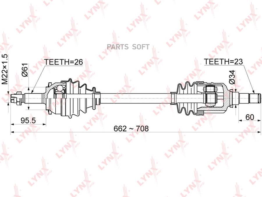 

Привод в сборе лев.TOYOTA Auris(E150) 1.33-1.6 07-12 / Corolla(E150) 1.33-1.6 04-14