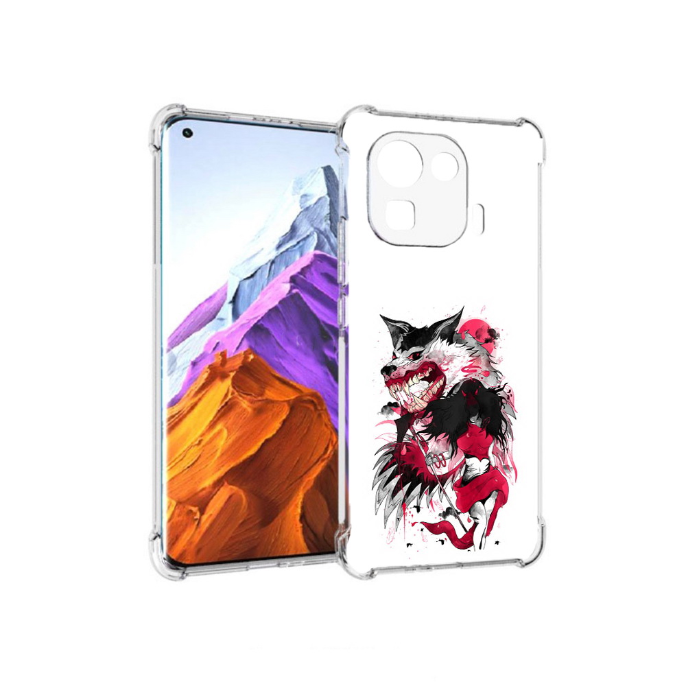 

Чехол MyPads Tocco для Xiaomi 11 Pro красная шапочка (PT144585.286.410), Прозрачный, Tocco