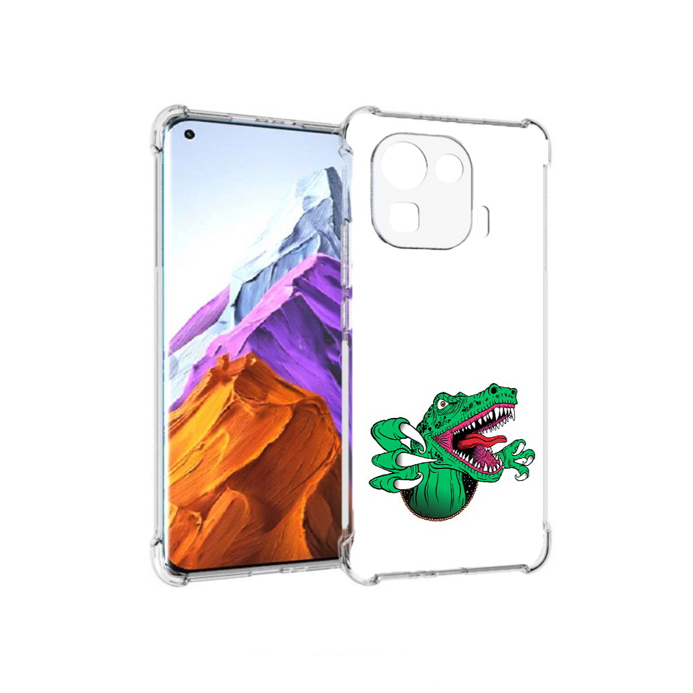 

Чехол MyPads Tocco для Xiaomi 11 Pro крокодил (PT144585.286.417), Прозрачный, Tocco