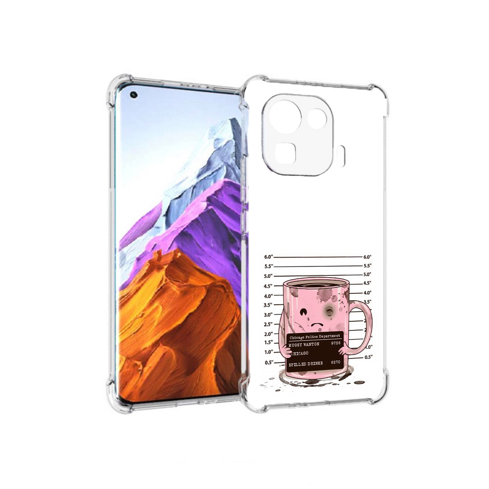 

Чехол MyPads Tocco для Xiaomi 11 Pro кружка (PT144585.286.420), Прозрачный, Tocco