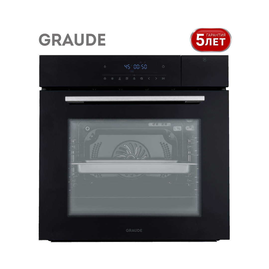 

Встраиваемый электрический духовой шкаф Graude BMDP 60.1S Black, BMDP 60.1S