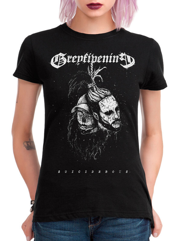 

Футболка женская Dream Shirts SuicideBoys - Скрим и Руби черная S, SuicideBoys - Скрим и Руби