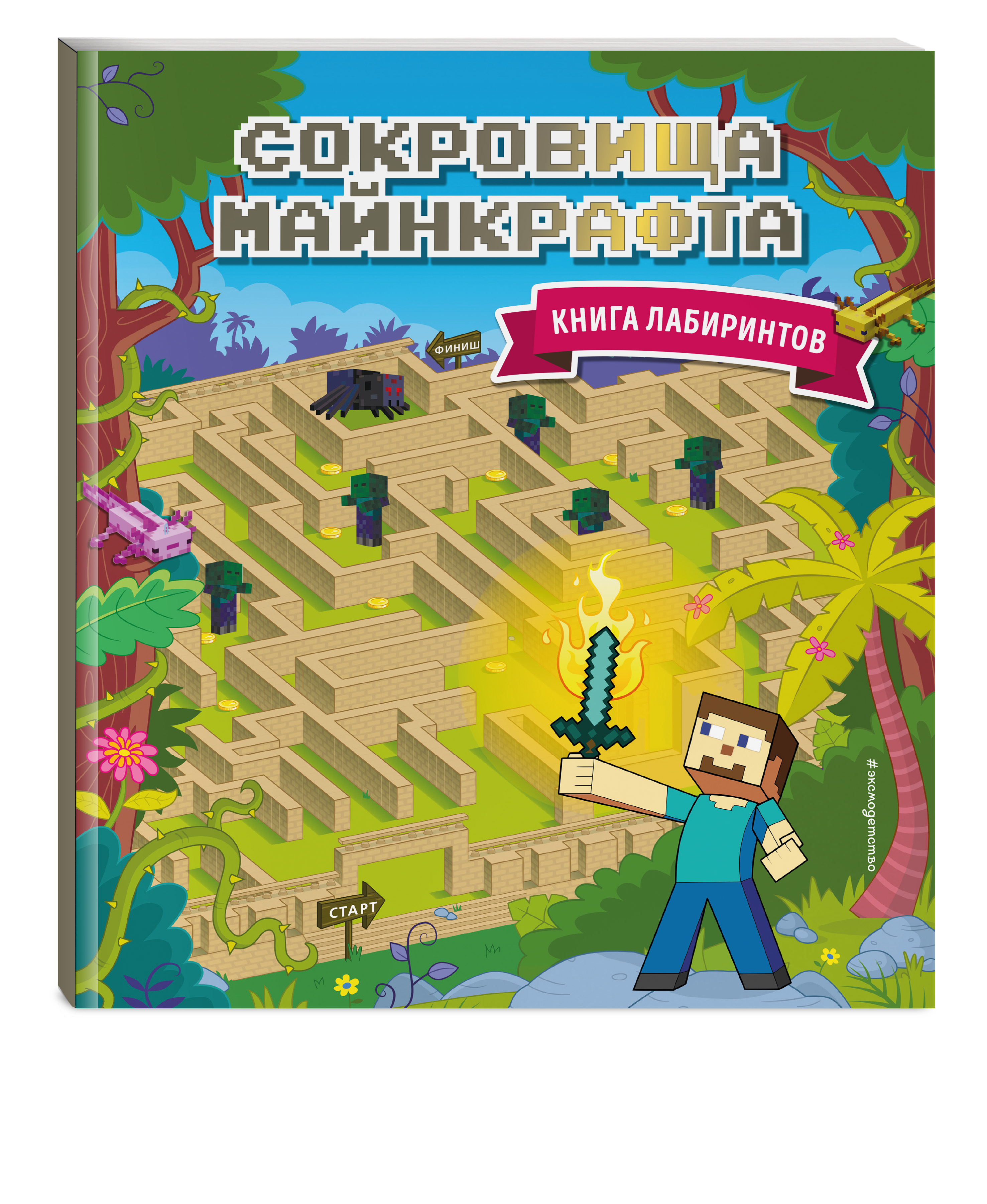 

Сокровища Майнкрафта Книга лабиринтов