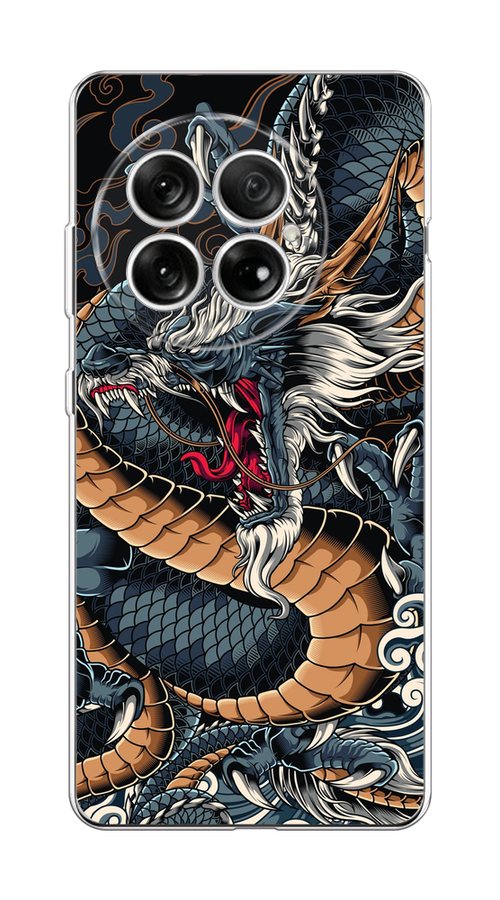 

Чехол на OnePlus 13 Japanese Dragon, Коричневый;черный;синий, 155350-1