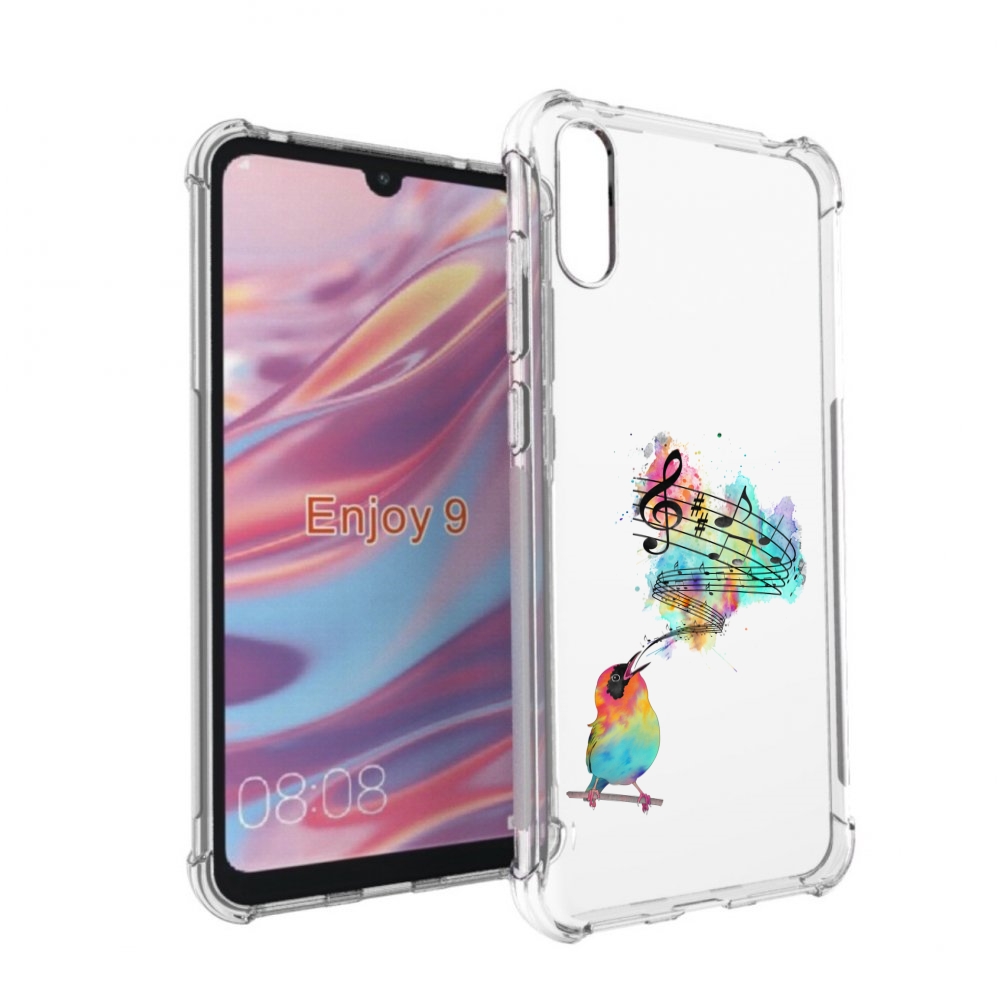 

Чехол бампер MyPads певчая птичка для Huawei Enjoy 9., Прозрачный, Tocco