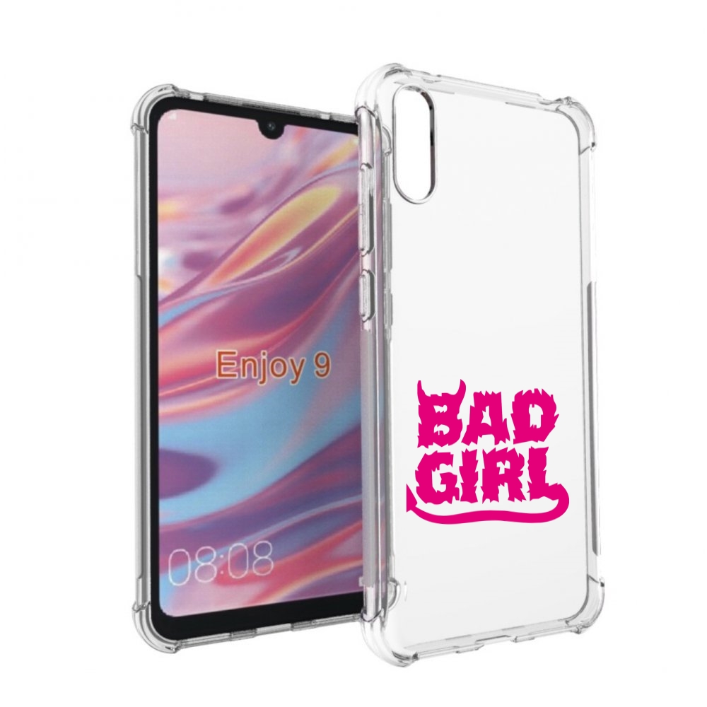 

Чехол бампер MyPads плохая девочка для Huawei Enjoy 9., Прозрачный, Tocco