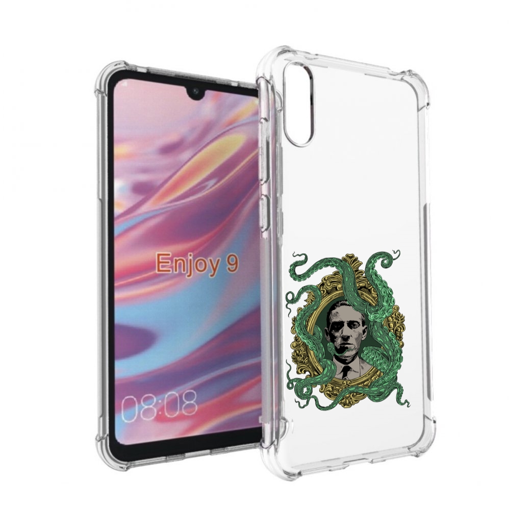

Чехол бампер MyPads портрет с кракеном для Huawei Enjoy 9., Прозрачный, Tocco