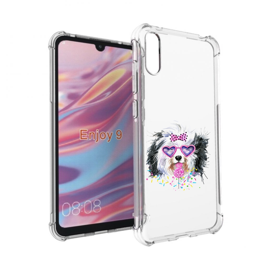 Чехол бампер MyPads пушистик для Huawei Enjoy 9.