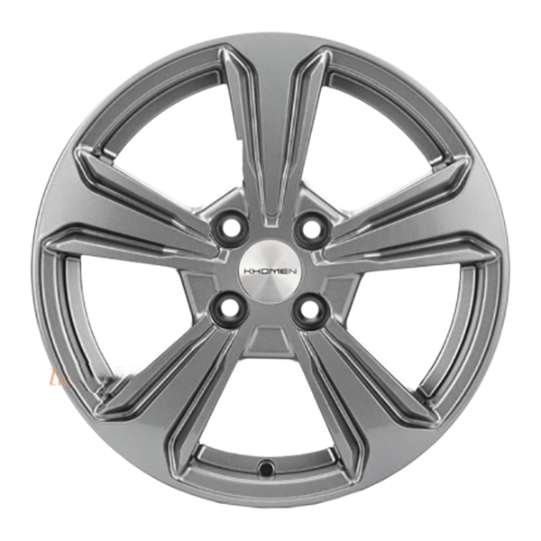 фото Колесный диск khomen wheels 6x15/4x100 et46 d54,1 khw1502 (solaris ii) gray whs497876