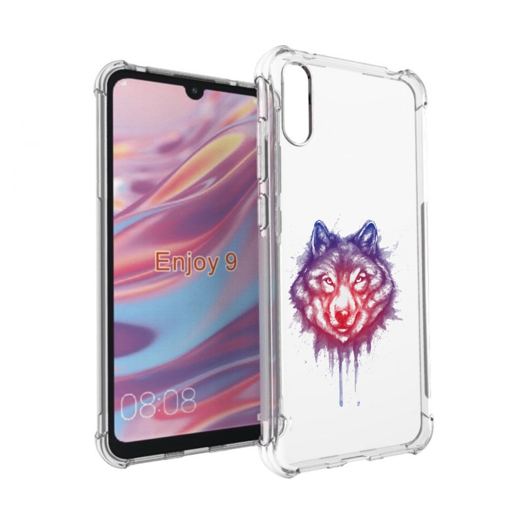 

Чехол бампер MyPads пушистый волк для Huawei Enjoy 9., Прозрачный, Tocco