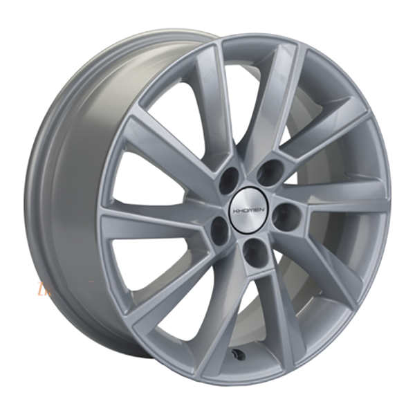 

Колесный диск Khomen Wheels 7,5x18/5x114,3 ET50 D66,1 KHW1808 F-Silver-FP WHS509310, Серый