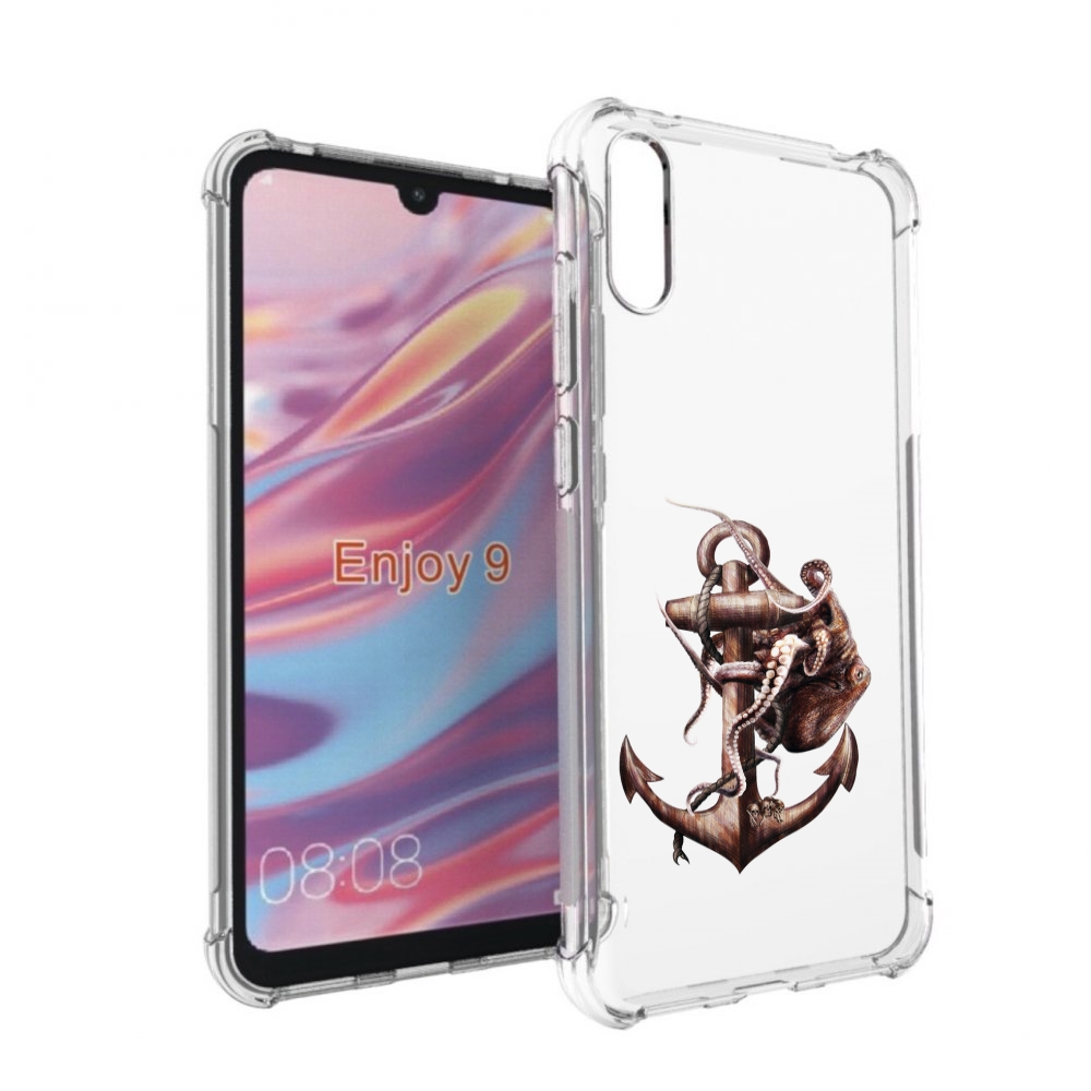 

Чехол бампер MyPads ржавый якорь для Huawei Enjoy 9., Прозрачный, Tocco