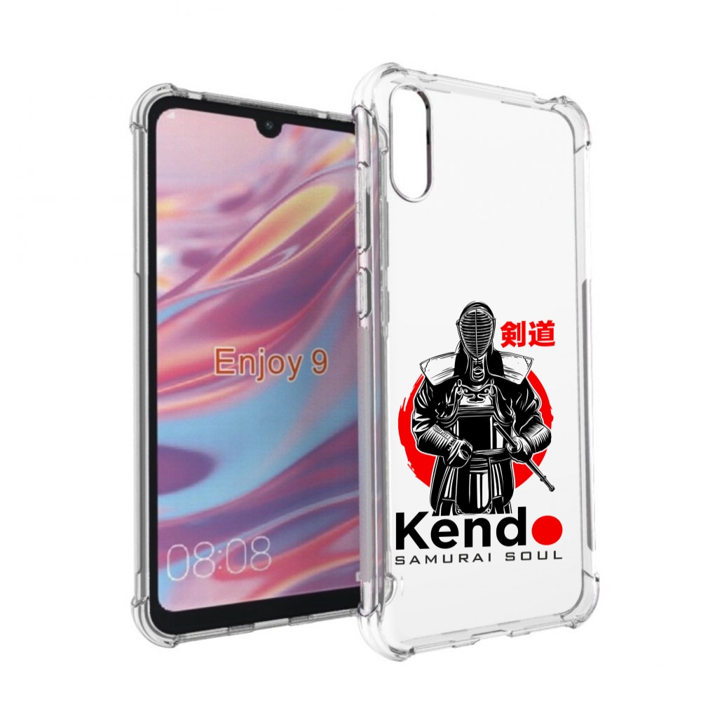 

Чехол бампер MyPads рисованый самурай для Huawei Enjoy 9., Прозрачный, Tocco