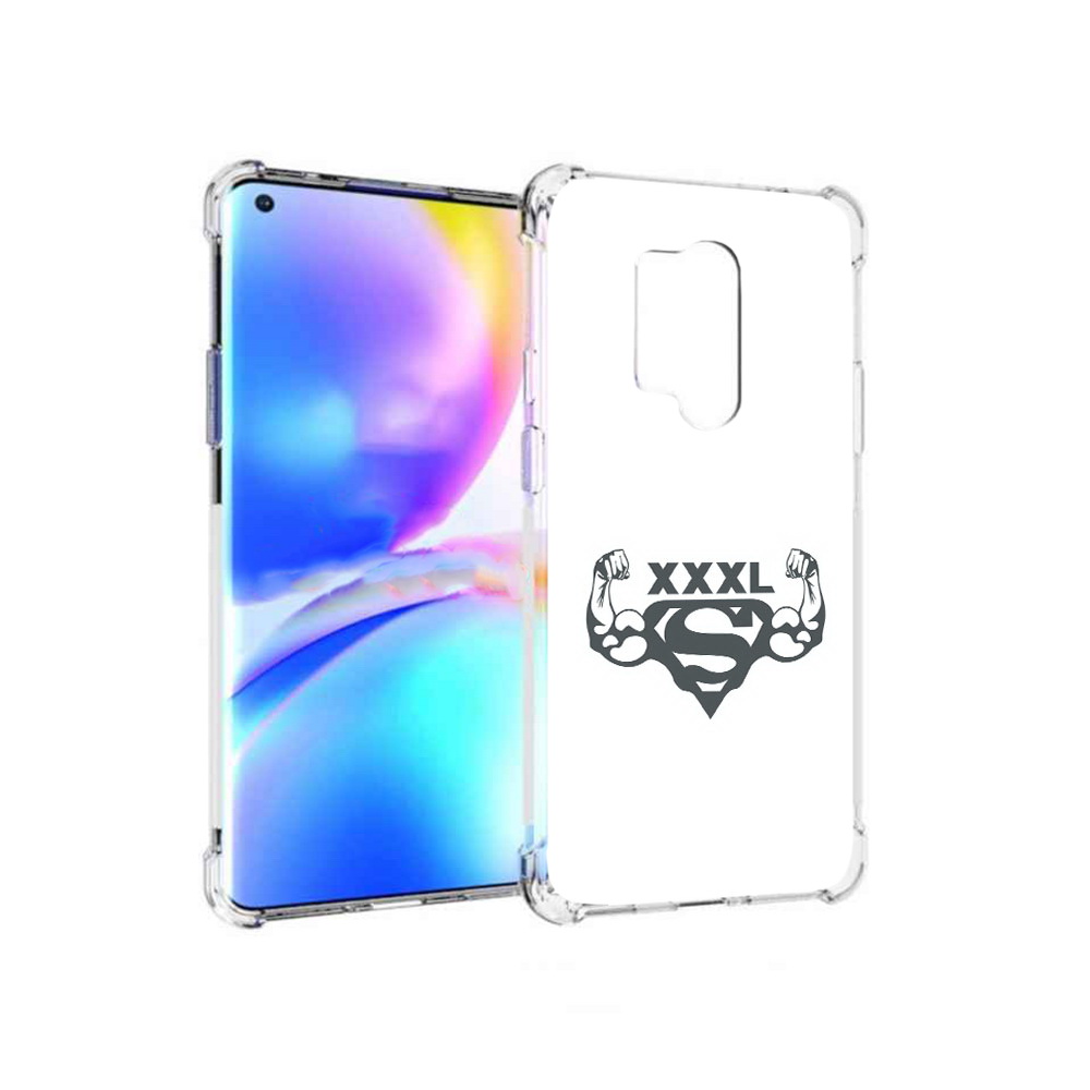 

Чехол MyPads Tocco для OnePlus 8 Pro бодибилдинг супермен (PT148281.139.237), Прозрачный, Tocco