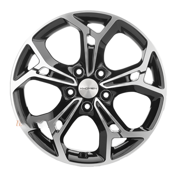 

Колесный диск Khomen Wheels 7x17/5x114,3 ET46 D67,1 KHW1702 (ASX) Black-FP WHS498689, Черный;серебристый