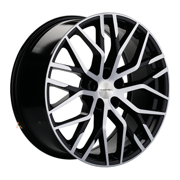 фото Колесный диск khomen wheels 8x18/5x112 et39 d66,6 khw1807 (a6/q5) black-fp whs508933