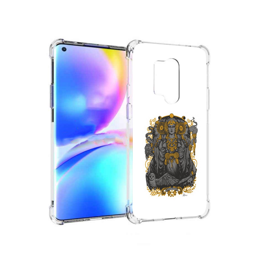 

Чехол MyPads Tocco для OnePlus 8 Pro божество с золотыми элементами (PT148281.139.241), Прозрачный, Tocco
