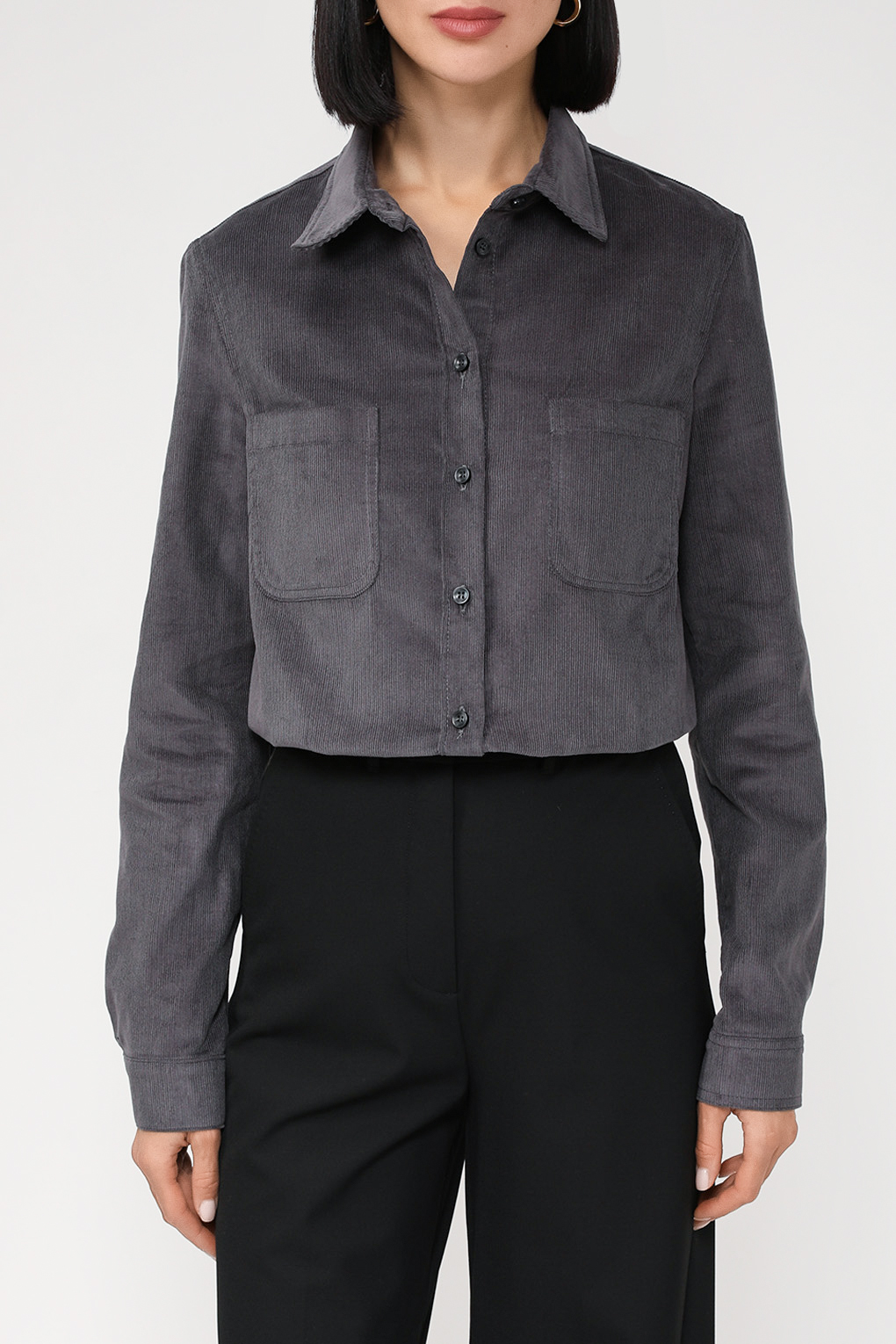 

Рубашка женская SABRINA SCALA SS23083509 серая XL, Серый, SS23083509