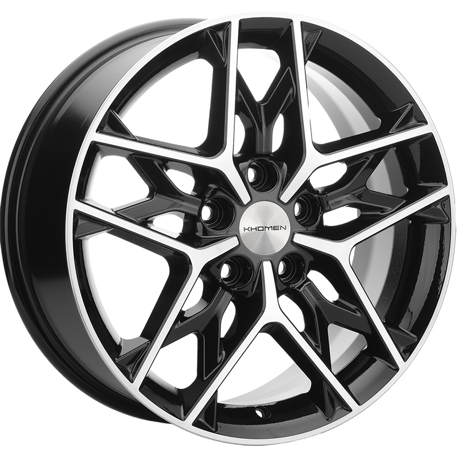 

Колесный диск KHOMEN KHW1709 (ZV17_CX-5/Seltos) 7xR17 5x114.3 ET50 DIA67.1 Black_FP, Черный;серебристый