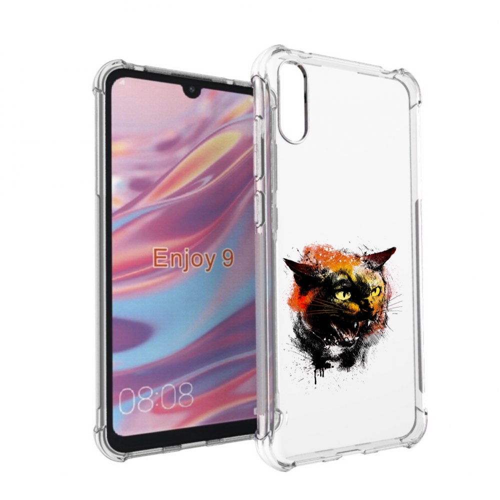 

Чехол бампер MyPads сиамский кот для Huawei Enjoy 9., Прозрачный, Tocco