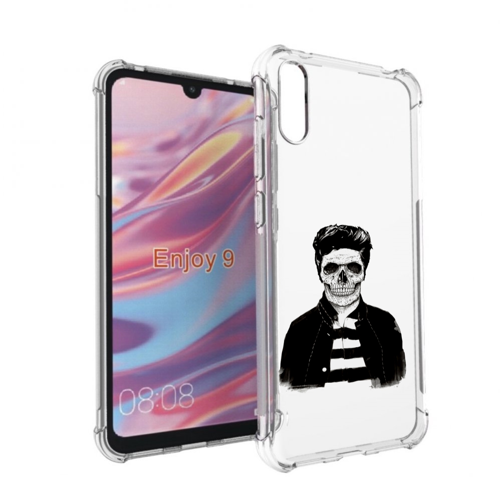 

Чехол бампер MyPads скелет для Huawei Enjoy 9., Прозрачный, Tocco